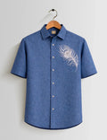 Blue Feather Men's Shirt - XPST
