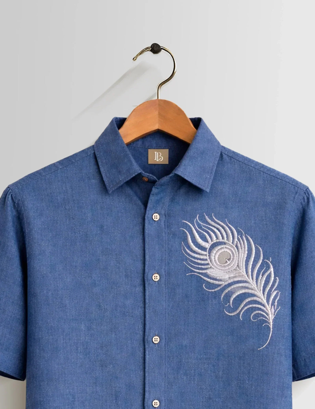 Blue Feather Men's Shirt - XPST