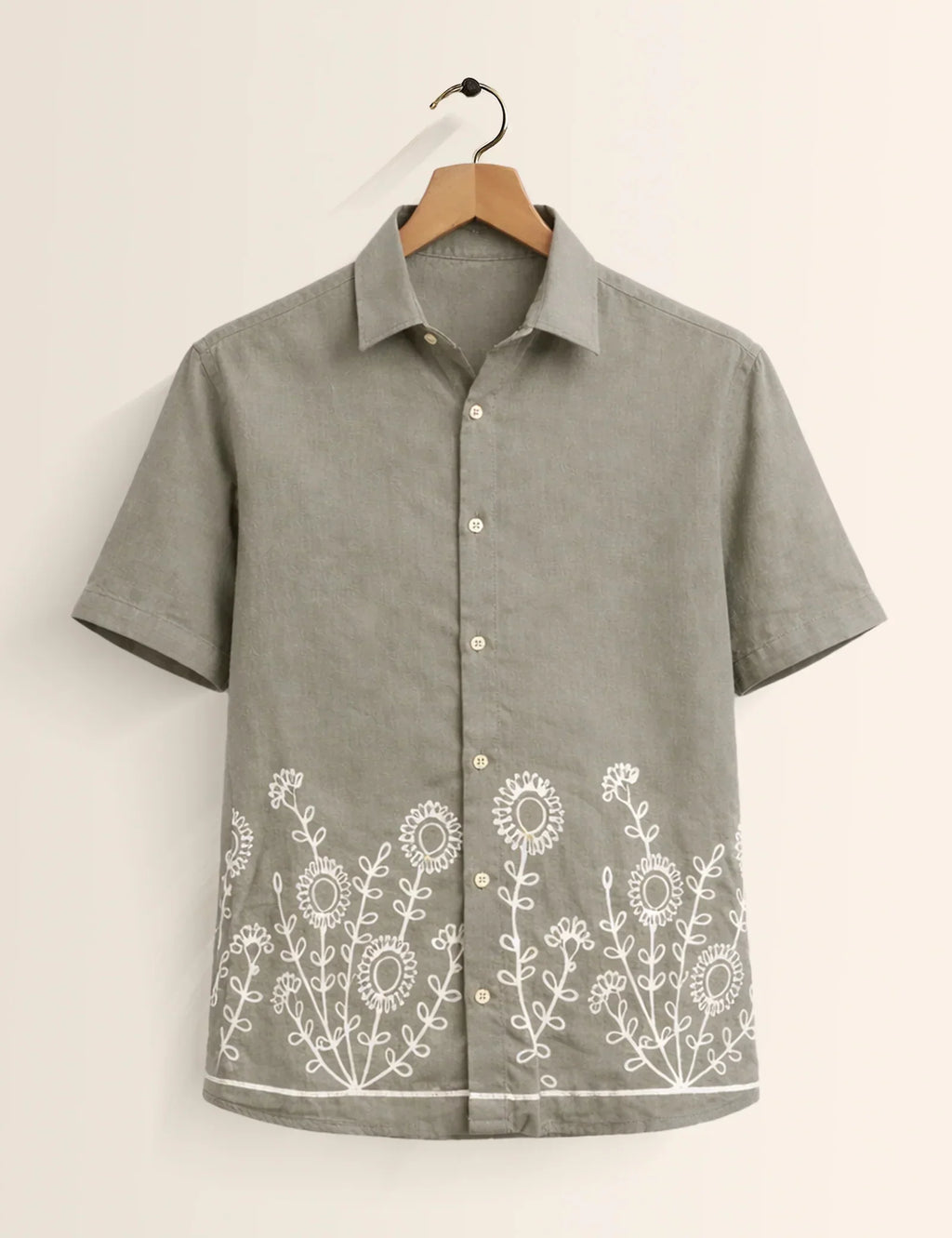 Bottom Mandala Printed Men's Shirt - XPST
