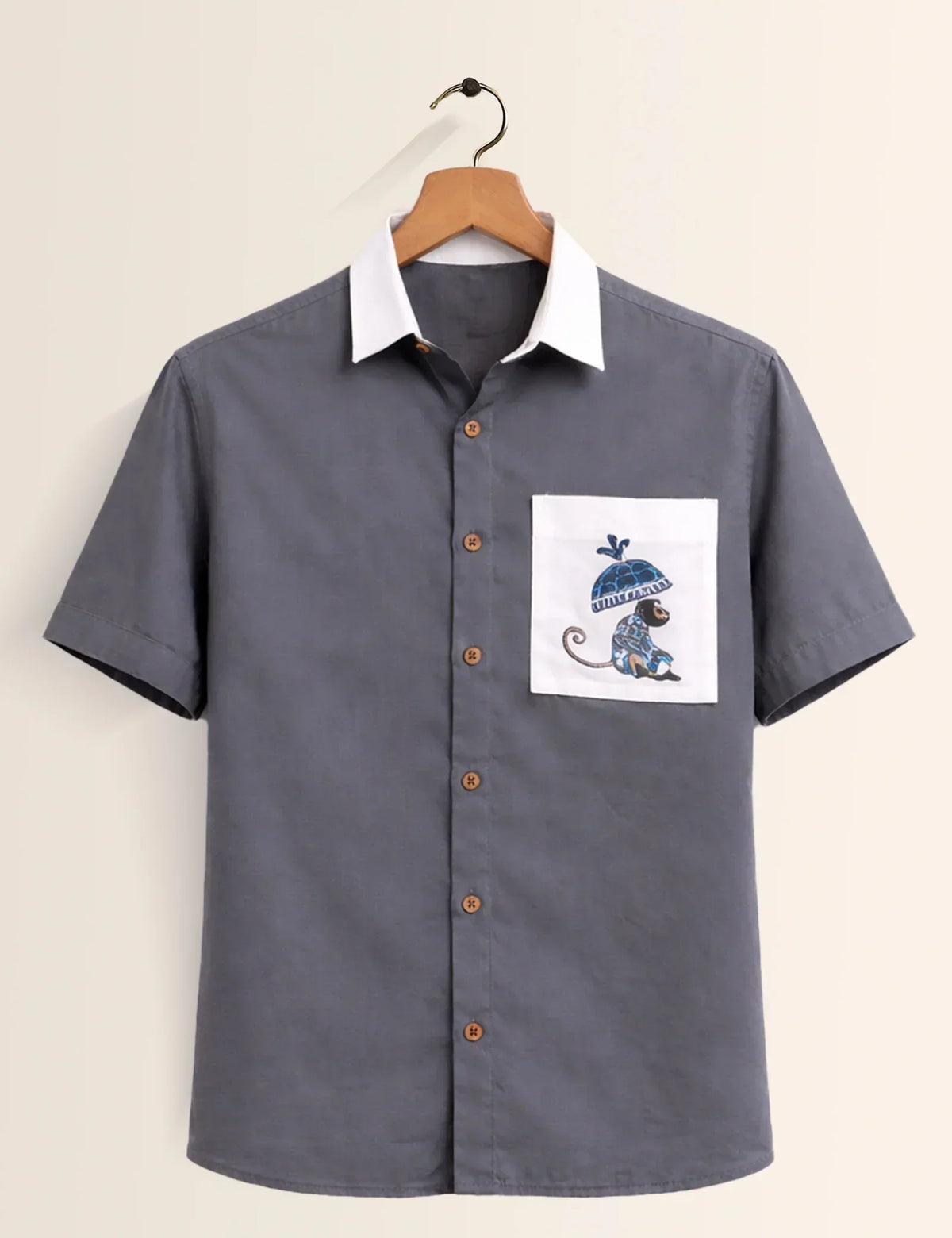 Grey Brand Printed Men's Shirt - XPST