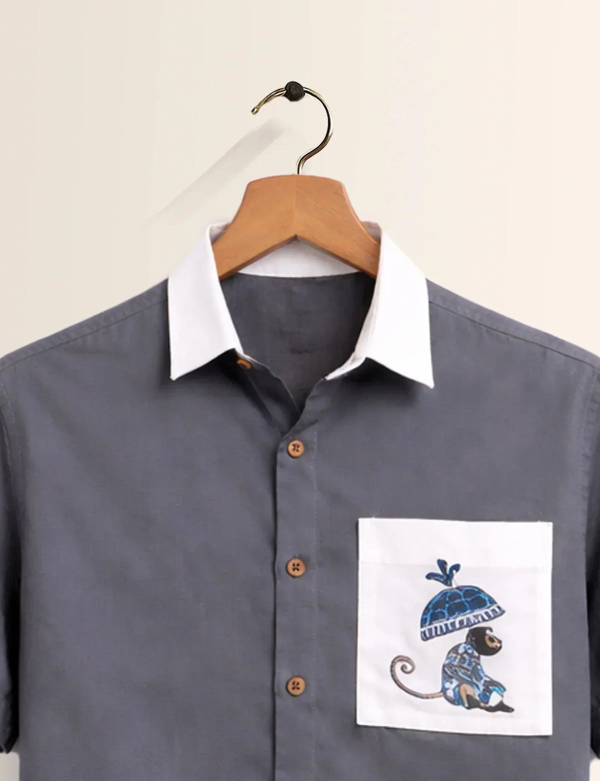 Grey Brand Printed Men's Shirt - XPST